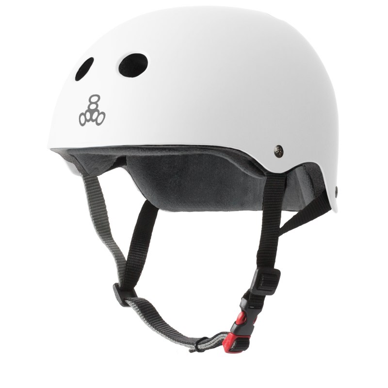 Triple 8 THE Certified Helmet SS Matte White